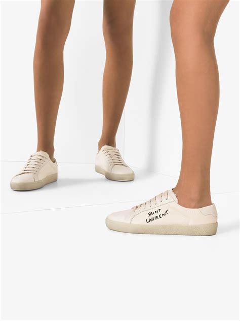 yves saint laurent sneakers sales|Saint Laurent court classic sneakers.